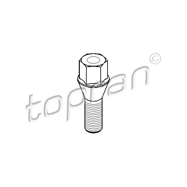 Слика на штраф на тркалото TOPRAN 201 852 за Opel Calibra A 2.0 i 16V - 136 коњи бензин