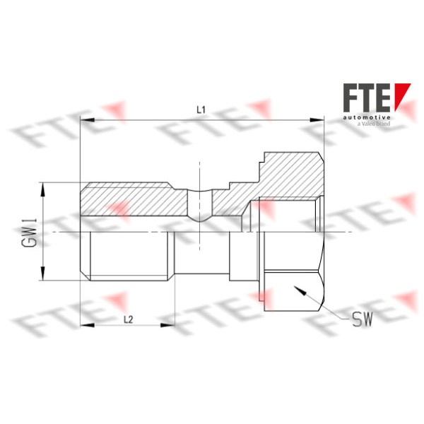 Слика на Шуплив винт FTE A0081