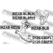 Слика 2 на Јабучица FEBEST 2120-CB8FR