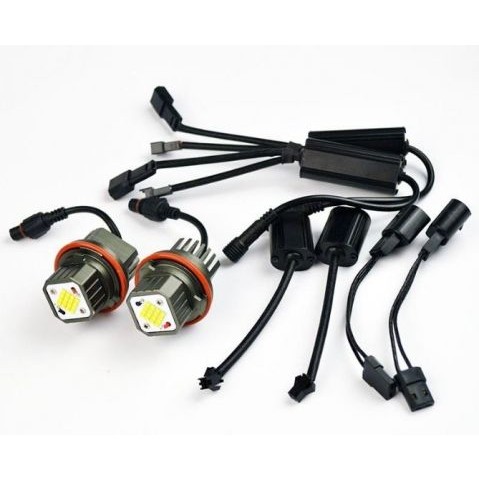 Слика на 160W LED за оригинални ангелски очи за BMW E39 / E60 / E53 X5 / E65 / E87 / E63 - бела боја AP LEDE39160W