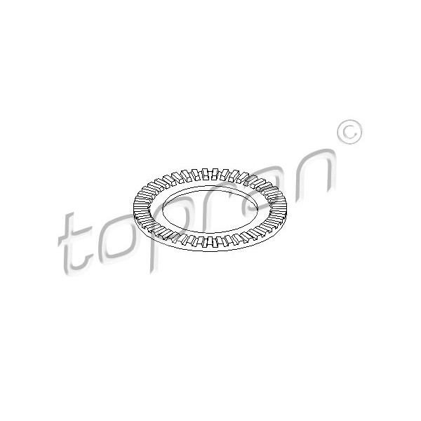 Слика на abs прстен TOPRAN 109 114 за Audi 80 Sedan (89, 89Q, 8A, B3) 2.0 E - 113 коњи бензин