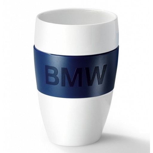 Слика на BMW Coffee Mug white/dark blue BMW OE 80222156342 за   Renault Espace 3 (JE0) 2.0 16V (JE0N, JE0L, JE02) - 140 kоњи бензин