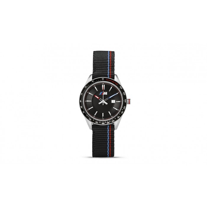 Слика на BMW M wristwatch, men black BMW OE 80262406693 за  Mini (R50,R53) Hatchback One - 90 kоњи бензин