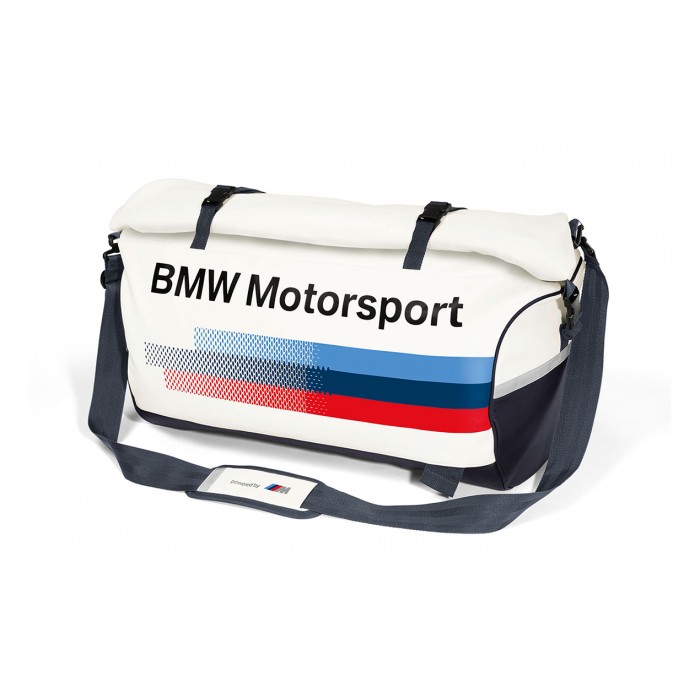 Слика на BMW Motorsport Bag White/Blue 60x30x30 BMW OE 80222446464 за  мотор Cagiva Canyon 500 - 39 kоњи бензин
