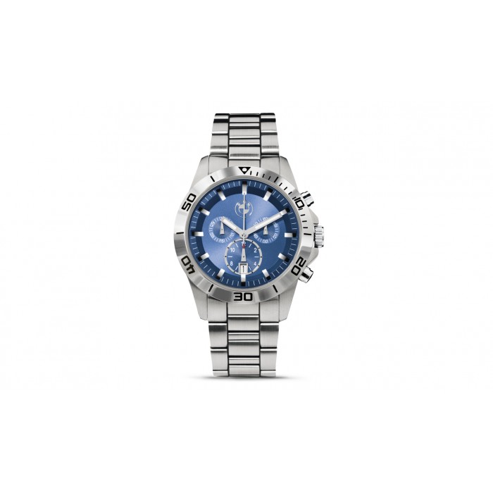 Слика на BMW watch men Chronograph silver/blue BMW OE 80262406691 за  Mercedes E-class Estate (s211) E 320 T CDI (211.222) - 224 kоњи дизел