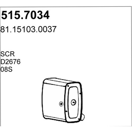 Слика на Dpf филтер ASSO 515.7034