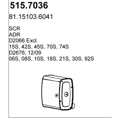 Слика на Dpf филтер ASSO 515.7036