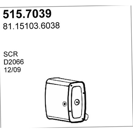 Слика на Dpf филтер ASSO 515.7039