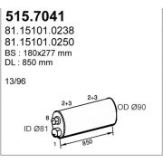 Слика 1 $на Dpf филтер ASSO 515.7041