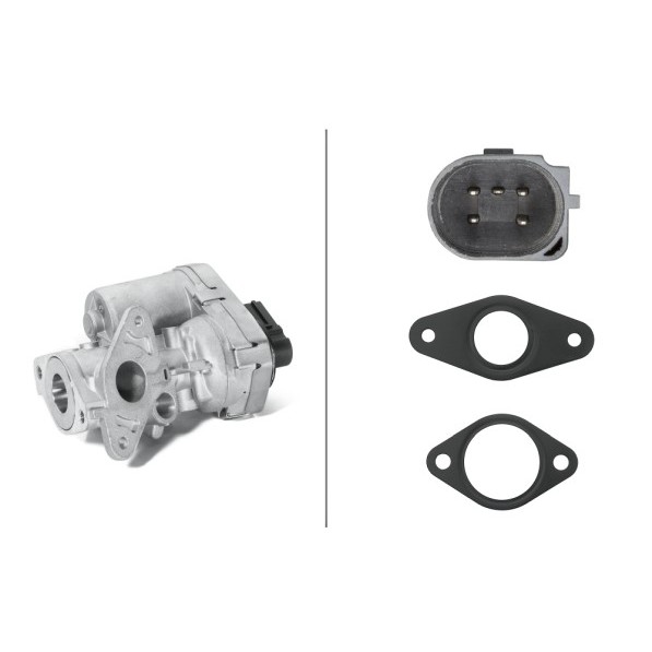 Слика на EGR вентил HELLA 6NU 010 171-461 за Fiat Sedici 1.9 D Multijet 4x4 - 120 коњи дизел