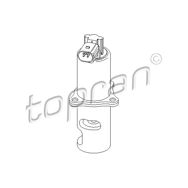 Слика на EGR вентил TOPRAN 207 439 за Renault Laguna (B56,556) 1.9 dCi (B56W) - 107 коњи дизел