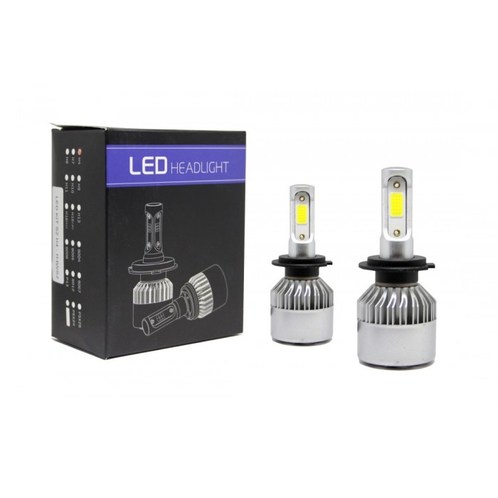 Слика на LED сијалица - Led систем H7 за фарове S2 - 7600 Лумена, 36W - COB 6000K AP H7WS2 за  мотор Aprilia Pegaso 650 - 49 kоњи бензин