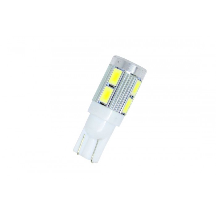 Слика на LED сијалица за 24V тип Т10 5W с 10 диода тип 5630 - подходящи за дневни светлини AP T1010SMD24V за  мотор Kymco Newsento NewSento 50i (V7) - 4 kоњи бензин