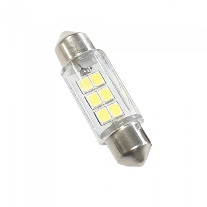 Слика на LED сијалица за плафон с 6 SMD диода 31мм AP S6SMD31 за  мотор Aprilia RSV4 R - 180 kоњи бензин