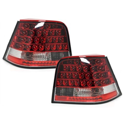 Слика на LED штопови GOLF IV  - црвени / хром AP RV02ALRCR