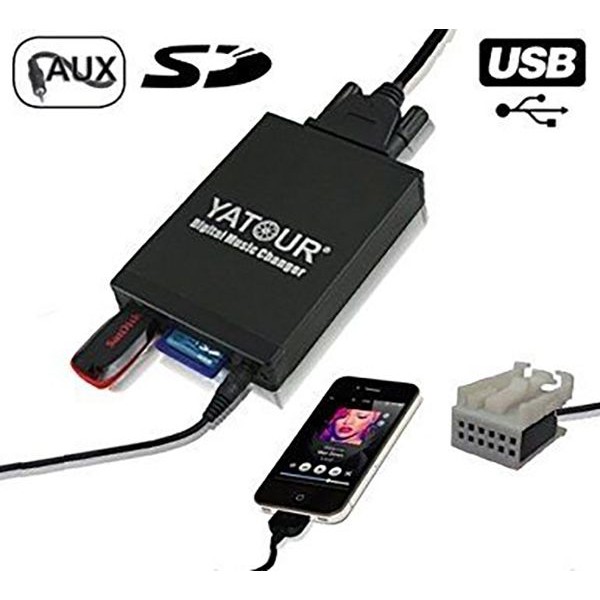 Слика на USB / MP3 audio interface за VW GOLF 5 6, TOURAN, TOUAREG, TIGUAN, T5, JETTA, POLO / Audi A3 (2004+), A4 (2007+), TT (2007+) / SEAT Alhambra, Arosa, Cordoba, Ibiza, Leon, Toledo / Skoda Fabia, Octavia, Superb - со 12 пинов порт AP DCVW12 за  VW Polo 5 (6R) 1.2 TSI 16V - 90 kоњи бензин