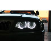 Слика  на Ангелски Очи Диодни за BMW E46 седан, комби (1998-2005) / купе (1998-2003) с 66 диода - Бял цвят AP LEDE46W