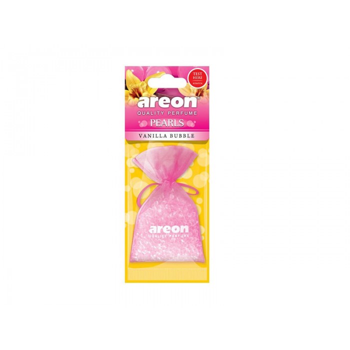 Слика на Ароматизатор Pearls с аромат на ванилия и дъвка Areon 3800034967532 за  мотор MBK Booster 50 Track (4VA) - 5 kоњи горична смес