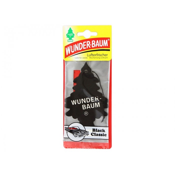 Слика на Ароматизатор борче Black Classic Wunder-Baum 7612720201068 за  Audi 100 Sedan (4A, C4) 2.6 - 150 kоњи бензин