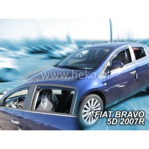 Слика на Ветробрани за FIAT BRAVO (2007-2009) 5 врати - 4бр. предни и задни Heko 15165 за  Fiat Bravo 182 1.9 D - 65 kоњи дизел