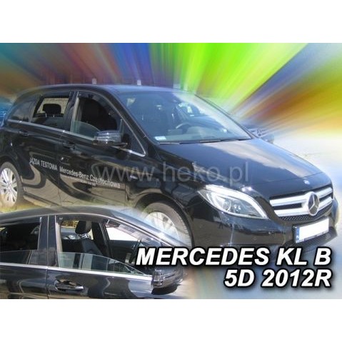 Слика на Ветробрани за MERCEDES B-Class W246 (2011+) 5 врати  - 4бр. предни и задни Heko 23278 за  Mercedes B-Class (w245) B 170 NGT (245.233) - 116 kоњи Бензин/Метан (CNG)