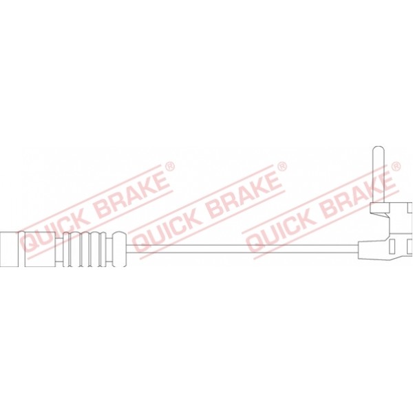 Слика на датчик, износване на накладки QUICK BRAKE WS0118A за  камион DAF SB SB 220 LT - 231 kоњи дизел