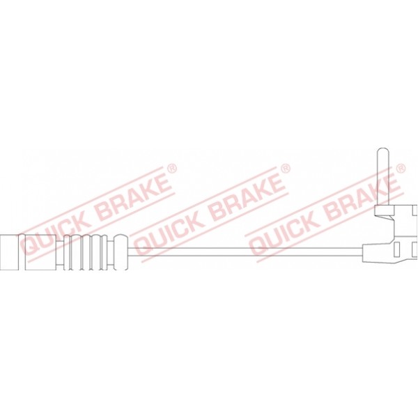 Слика на датчик, износване на накладки QUICK BRAKE WS0118A за  камион Renault Kerax 420.32 - 412 kоњи дизел