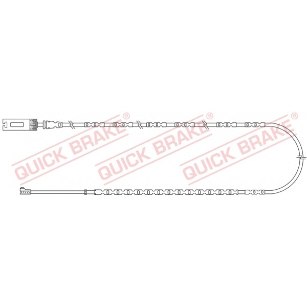 Слика на датчик, износване на накладки QUICK BRAKE WS0355A за  BMW 3 Sedan E90 M3 4.0 - 420 kоњи бензин