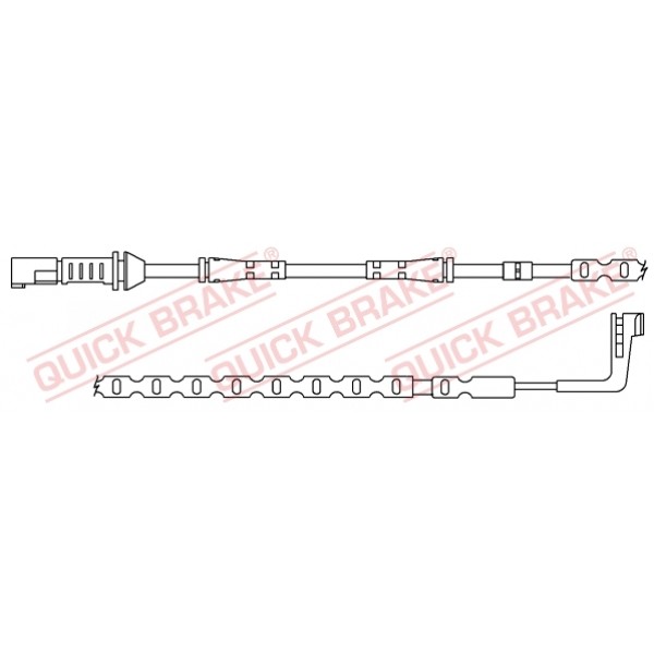 Слика на датчик, износване на накладки QUICK BRAKE WS0382A за  BMW 7 Series F 730 i - 258 kоњи бензин