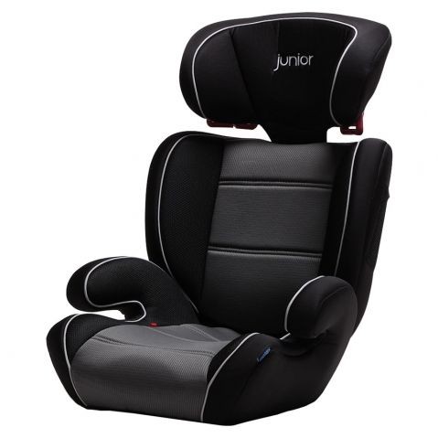 Слика на Детско столче за кола Junior - Basic - черен цвят с бели кантове AP 44440718 за  BMW 3 Cabrio E93 325 i - 218 kоњи бензин