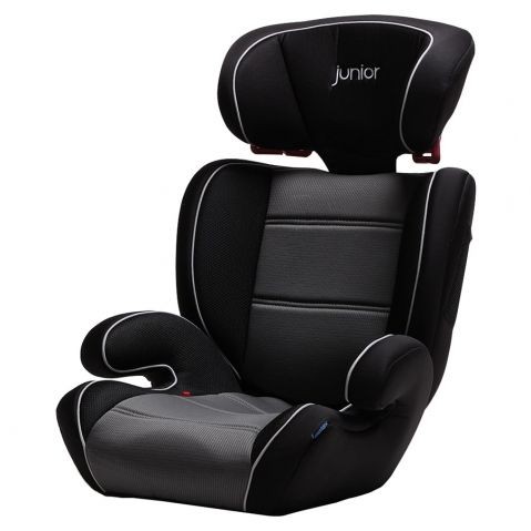 Слика на Детско столче за кола Junior - Basic - черен цвят с бели кантове AP 44440718 за  Mitsubishi GTO Coupe (Z1 A) 3.0 AWD - 280 kоњи бензин