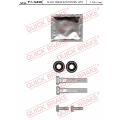 Слика на комплект водещи втулки, спирачен апарат QUICK BRAKE QB113-1443X за  CHRYSLER 300C Sedan 2.7 - 177 kоњи бензин