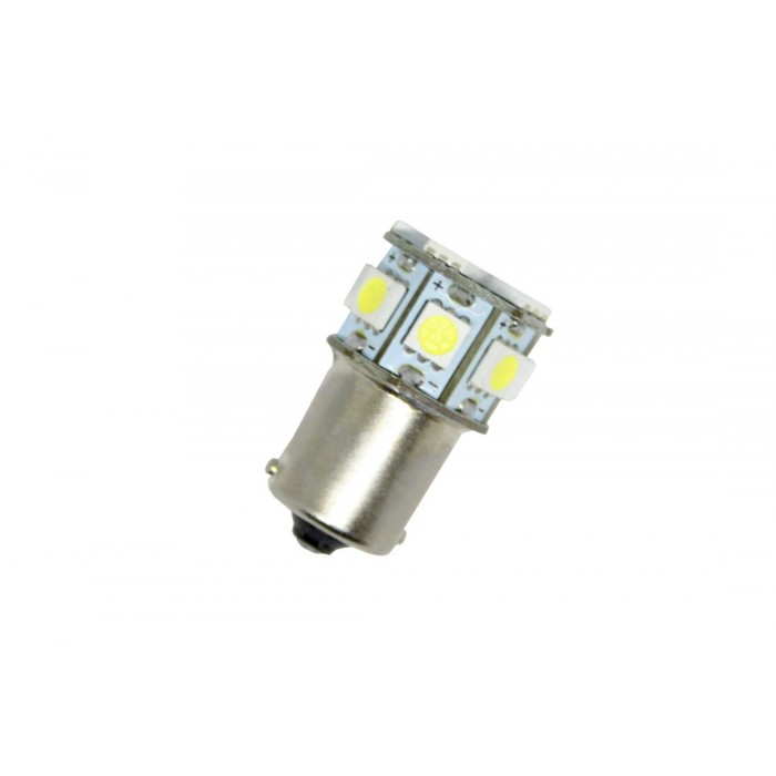 Слика на Лед сијалица тип BA15S с 13 SMD диода единична светлина Бяла AP L13W за  Mitsubishi Montero 3 (V60,V70) 3.5 GDi 4WD - 170 kоњи бензин