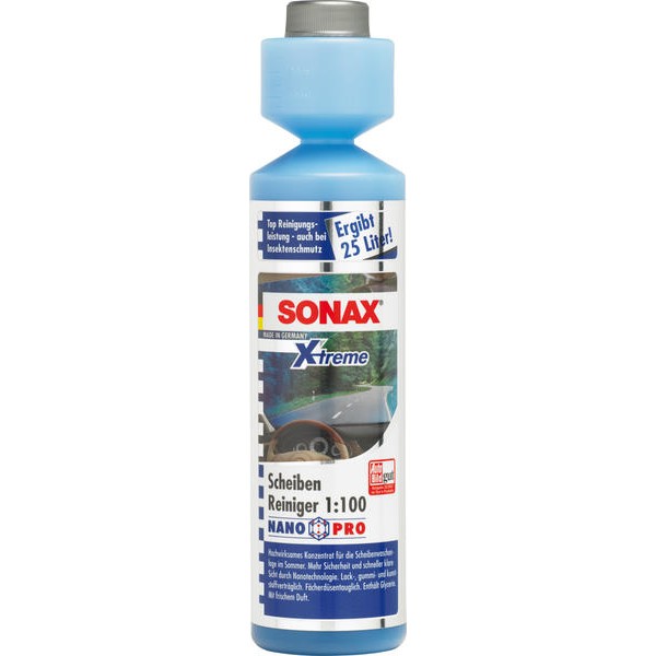Слика на Летна течност за брисачи конц. 1:100 син 0.25L SONAX AC SX271141 за  мотор Honda CBR CBR 1000 RR Fireblade (SC77) - 192 kоњи бензин