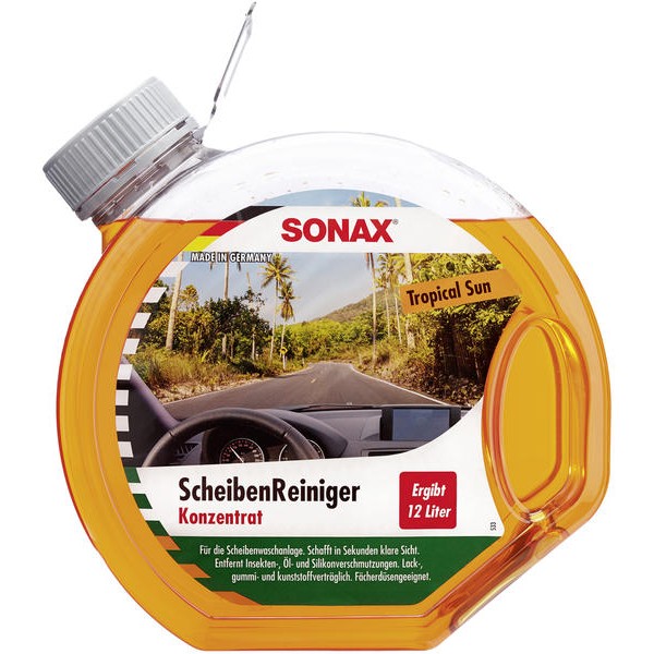 Слика на Летна течност за брисачи конц. 1:3 тропик 3L SONAX AC SX387400 за  Audi A6 Sedan (4B, C5) 1.8 - 125 kоњи бензин