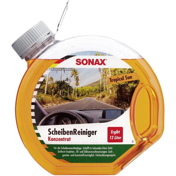 Слика на Летна течност за брисачи конц. 1:3 тропик 3L SONAX AC SX387400 за  BMW 8 Coupe E31 840 i - 286 kоњи бензин