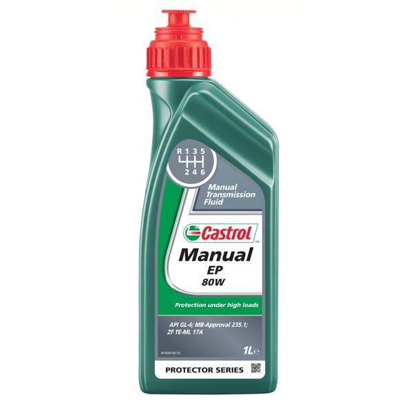 Слика на Масло за рачен менувач CASTROL EP 80W MANUAL 1L за  мотор Aprilia Dorsoduro 750 (M551M) - 91 kоњи бензин