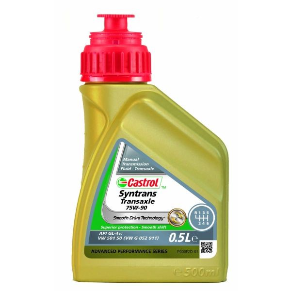 Слика на Масло за рачен менувач CASTROL SYNTRANS TRANS.75W90 0,5L за  мотор Aprilia RS 125 Extrema (MP) - 29 kоњи горична смес