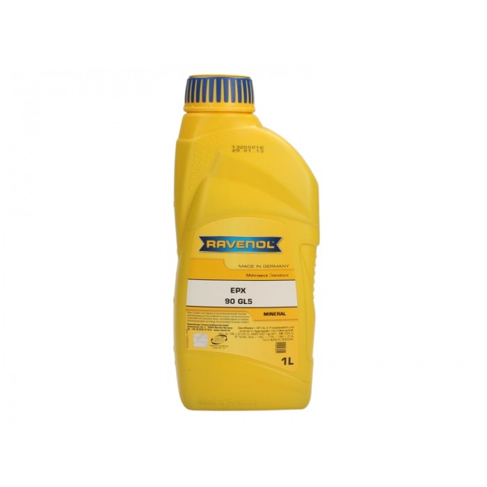 Слика на Масло за рачен менувач RAVENOL RAV EPX SAE 90 GL-5 1L за  BMW 1 F21 125 d - 211 kоњи дизел