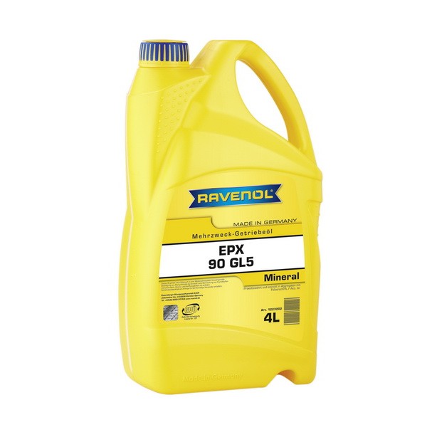 Слика на Масло за рачен менувач RAVENOL RAV EPX SAE 90 GL-5 4L за  мотор BMW R1200 GS (K50) - 125 kоњи бензин