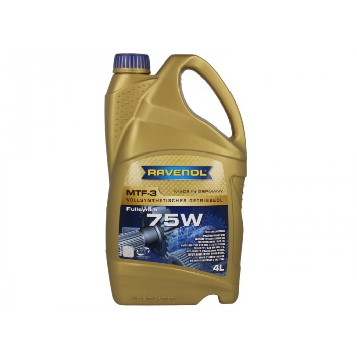 Слика на Масло за рачен менувач RAVENOL RAV MTF-3 SAE 75W 4L за  Alfa Romeo GIULIA (952) 2.0 (952ABA25B) - 200 kоњи бензин