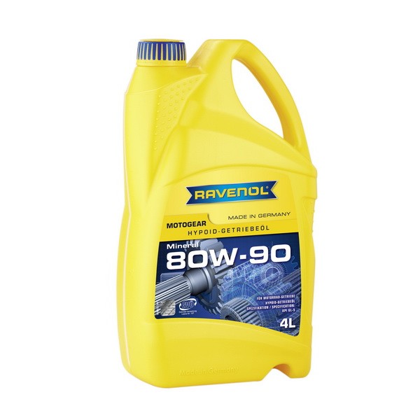 Слика на Масло за рачен менувач RAVENOL RAV SLG 80W90 4L за  мотор Aprilia Habana 50 CatCon. (PK) - 3 kоњи горична смес