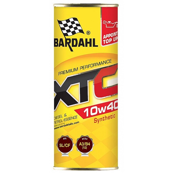 Слика на Моторно масло Bardahl XTC 10W40 0.400L BAR-36240 за  мотор Aprilia SR 50 LC Ditech Racing (RL) - 4 kоњи горична смес