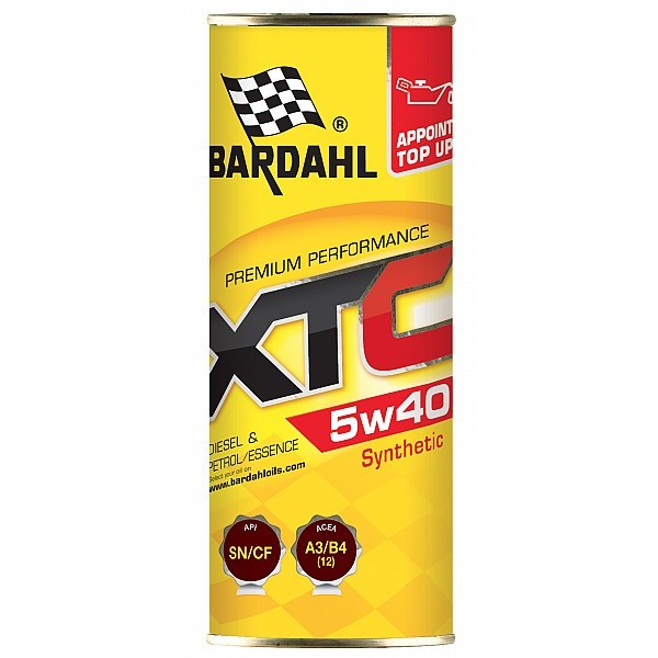 Слика на Моторно масло Bardahl XTC 5W40 0.400L BAR-36160 за  Seat Cordoba Saloon (6K2,C2) 1.9 SDI - 64 kоњи дизел
