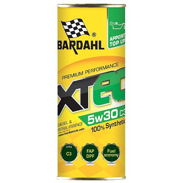 Слика на Моторно масло Bardahl XTEC 5W30 0.400L BAR-36300 за  мотор Aprilia RS 125 Replica (MP) - 29 kоњи горична смес