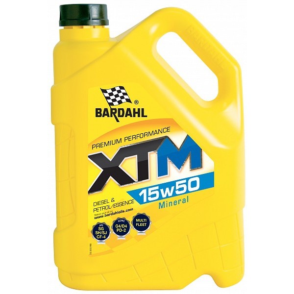 Слика на Моторно масло Bardahl XTM 15W50 5L BAR-36353 за  мотор Kymco Newsento NewSento 50i (V7) - 4 kоњи бензин