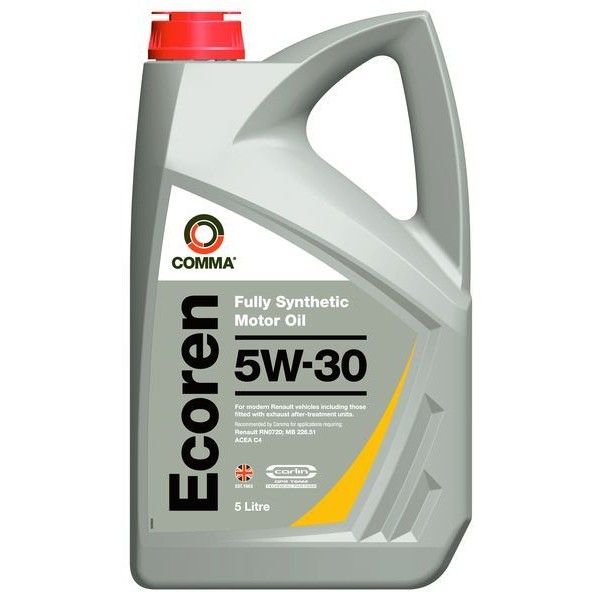 Слика на Моторно масло COMMA ECOREN 5W30 SYNT. 5L за  мотор Aprilia Habana HABANA 150 - 0 kоњи 