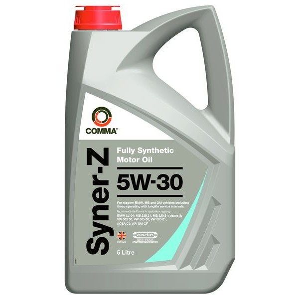 Слика на Моторно масло COMMA SYNER-Z 5W30 5L за  BUICK RENDEZVOUZ 3.4 - 188 kоњи бензин