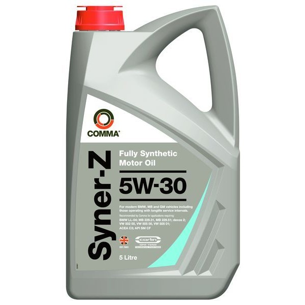 Слика на Моторно масло COMMA SYNER-Z 5W30 5L за  камион MAN TGA 26.350, 26.360 FDLRS, FDLS, FDRS, FDS, FNHLS, FPHLS, FVHLS - 350 kоњи дизел