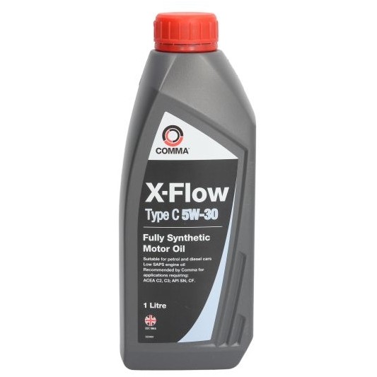 Слика на Моторно масло COMMA X-FLOW C 5W30 1L за  мотор Kawasaki GPX 600 R (ZX600C6-10) - 73 kоњи бензин